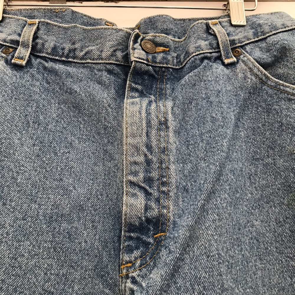 Vintage Lee mom/dad jeans stains on front as shown  vintage size 18w/P - Picture 7 of 10